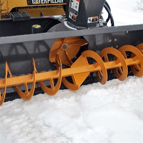 snow blower on skid steer|snowblower attachment for skid steer.